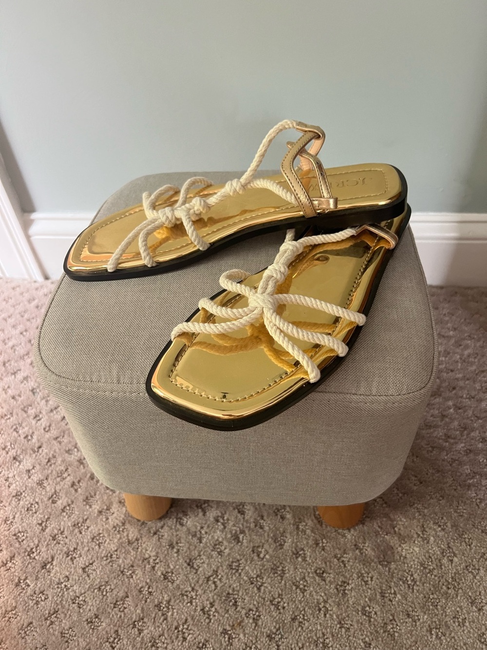 J.Crew, summer stray rope sandal